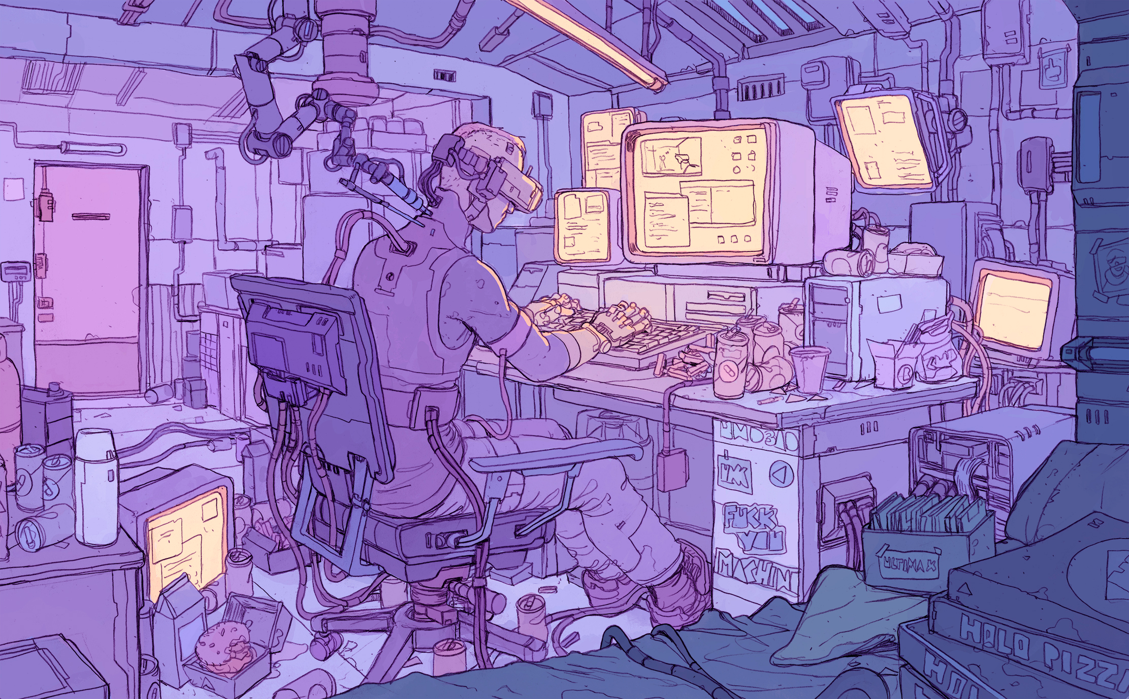 Illustration for article titled Cyberpunk 2077's Special Cover Art Is Very Nice